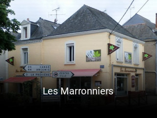 Les Marronniers heures d'ouverture