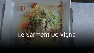 Le Sarment De Vigne ouvert