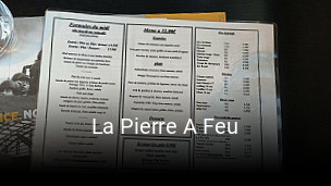 La Pierre A Feu heures d'affaires