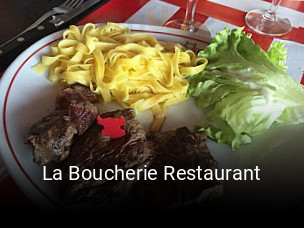 La Boucherie Restaurant plan d'ouverture