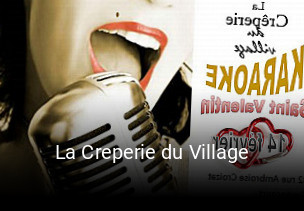 La Creperie du Village plan d'ouverture