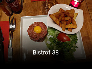 Bistrot 38 heures d'ouverture