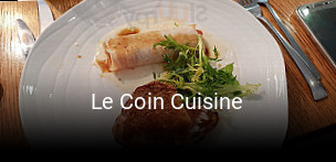 Le Coin Cuisine heures d'ouverture