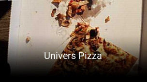 Univers Pizza heures d'ouverture