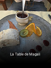 La Table de Magali ouvert