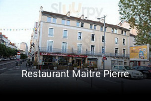 Restaurant Maitre Pierre heures d'affaires