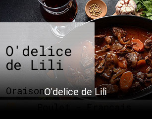 O'delice de Lili plan d'ouverture