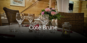 Cote Brune ouvert