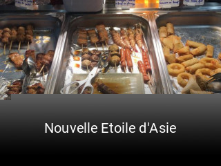 Nouvelle Etoile d'Asie ouvert