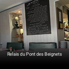 Relais du Pont des Beignets heures d'ouverture