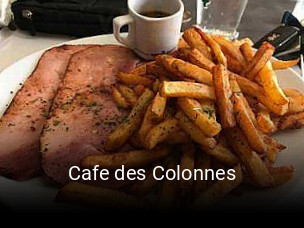 Cafe des Colonnes heures d'affaires