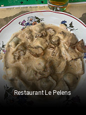 Restaurant Le Pelens heures d'ouverture