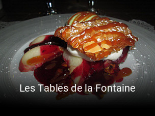 Les Tables de la Fontaine plan d'ouverture