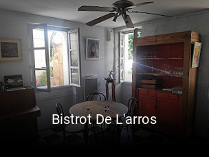 Bistrot De L'arros ouvert