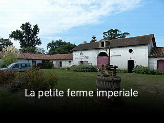 La petite ferme imperiale heures d'ouverture