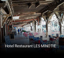 Hotel Restaurant LES MINOTIERS plan d'ouverture