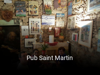 Pub Saint Martin plan d'ouverture