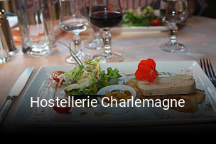 Hostellerie Charlemagne ouvert