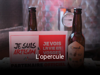 L'opercule ouvert