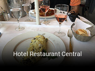 Hotel Restaurant Central plan d'ouverture