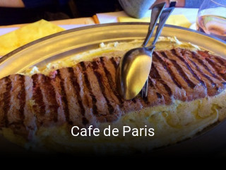 Cafe de Paris heures d'affaires