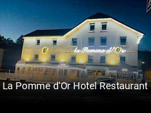 La Pomme d'Or Hotel Restaurant ouvert