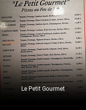 Le Petit Gourmet heures d'ouverture