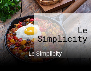 Le Simplicity ouvert