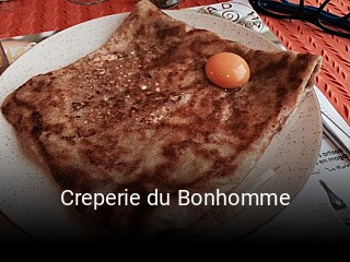 Creperie du Bonhomme heures d'affaires