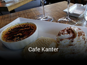 Cafe Kanter plan d'ouverture