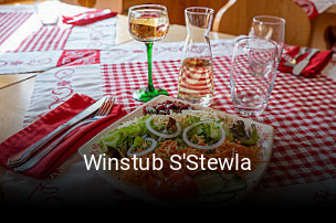 Winstub S'Stewla heures d'affaires