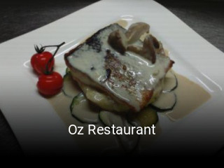 Oz Restaurant plan d'ouverture