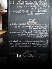 Le lion d'or heures d'ouverture