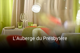 L'Auberge du Presbytère ouvert