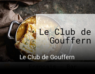 Le Club de Gouffern plan d'ouverture