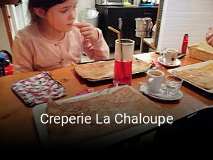 Creperie La Chaloupe plan d'ouverture