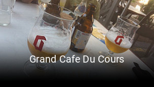 Grand Cafe Du Cours heures d'affaires