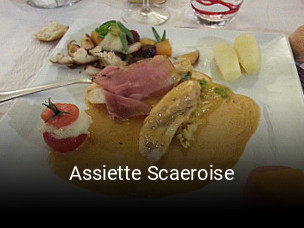 Assiette Scaeroise ouvert