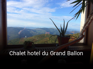 Chalet hotel du Grand Ballon ouvert