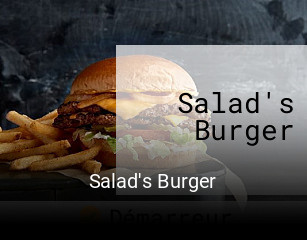 Salad's Burger plan d'ouverture