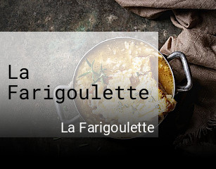 La Farigoulette heures d'ouverture