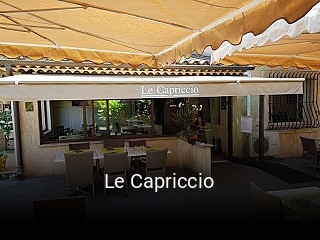 Le Capriccio plan d'ouverture