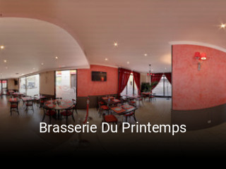 Brasserie Du Printemps plan d'ouverture