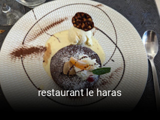 restaurant le haras plan d'ouverture