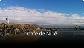 Cafe de Nice heures d'affaires