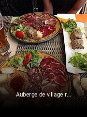 Auberge de village restaurant La chataigneraie ouvert