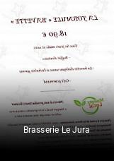 Brasserie Le Jura plan d'ouverture