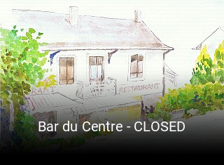 Bar du Centre - CLOSED ouvert