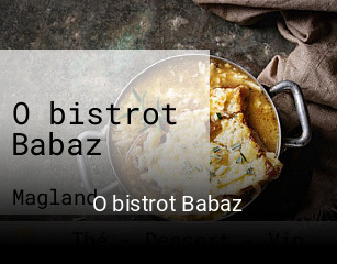 O bistrot Babaz heures d'ouverture