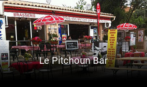 Le Pitchoun Bar plan d'ouverture